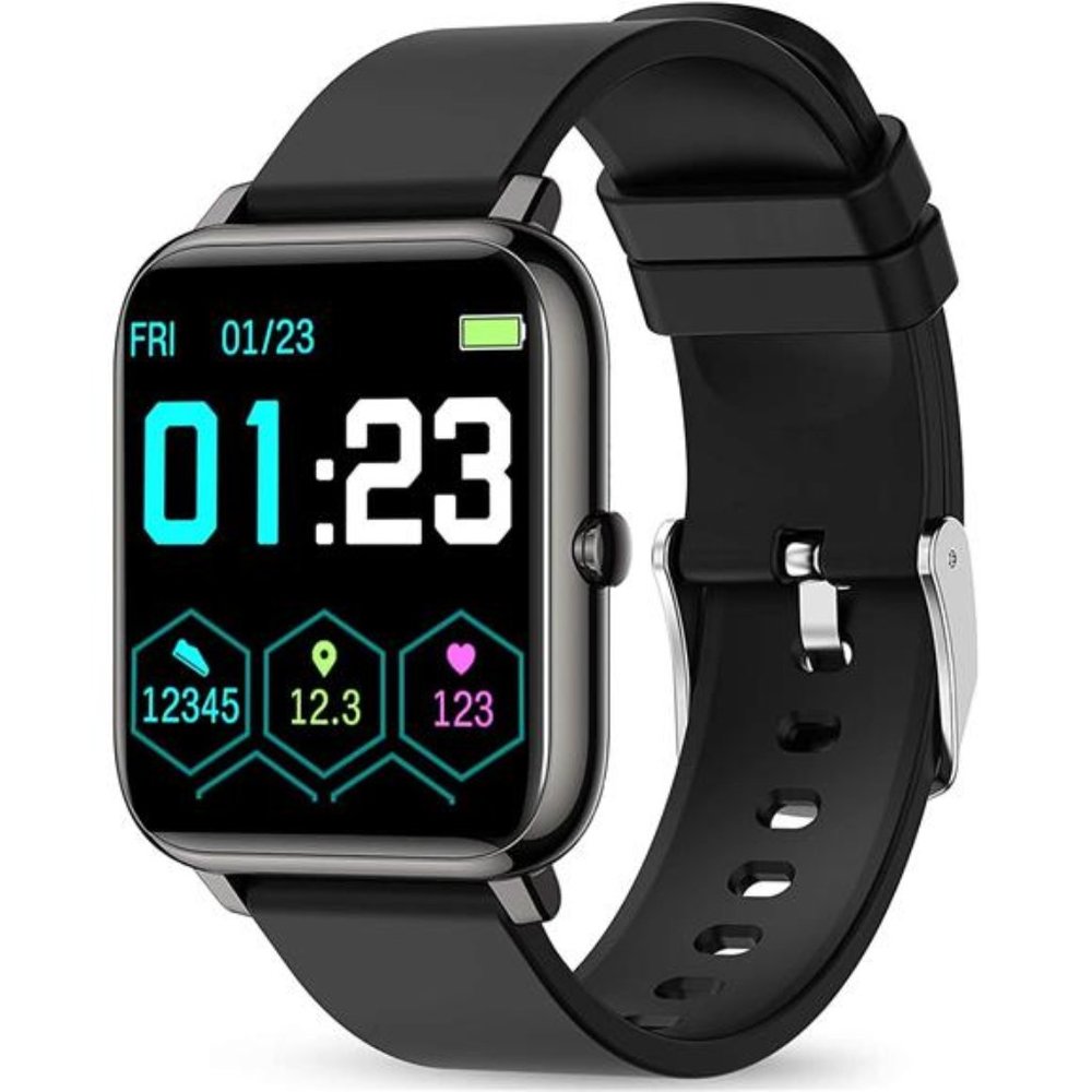 Smart Watch, Fitness Tracker with Heart Rate Monitor, Blood Pressure, Tracking